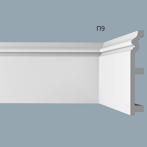 картинка Плинтус XPS POLYMER П 9 140/22  <140*22>(8шт) от магазина