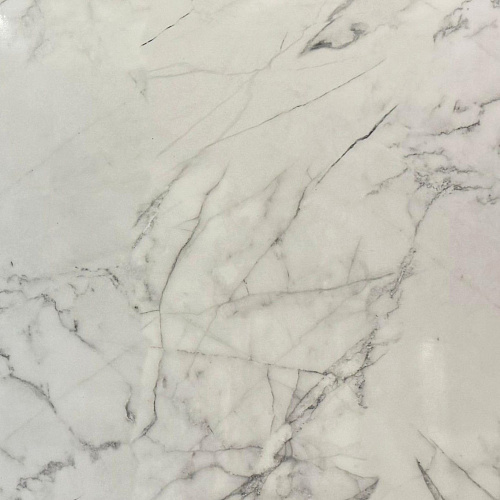 картинка Гибкий мрамор Каррара-110 с двойным лаком 2,5мм 1,2м*2,8м DUROFLEX от магазина