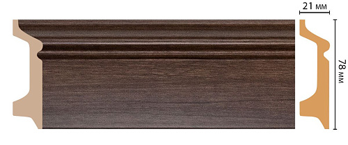 картинка D122-74 плинтус напольн.DECOMASTER <78*21> (16шт) от магазина