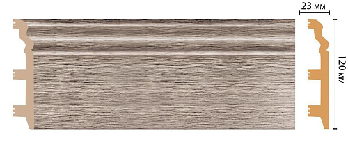 картинка D233-77 плинтус DECOMASTER <120*23>(10шт) от магазина