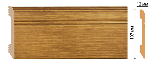 картинка D105-73 плинтус напольный DECOMASTER <107*12> от магазина