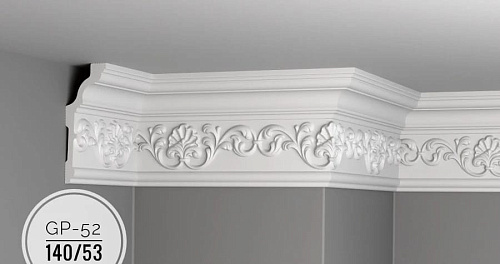 картинка Плинтус потолочный GP-52 <140*53> от магазина