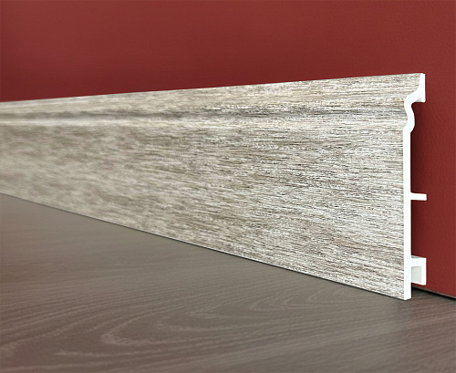 картинка Плинтус Декор С03-1 дуб седой 120мм 2,5 от магазина
