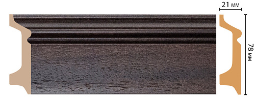 картинка D122-438 плинтус напольн.DECOMASTER <78*21> (16шт) от магазина