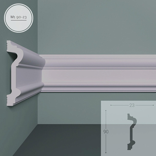 картинка Молдинг XPS POLYMER M 1 90/23 <90*23> от магазина