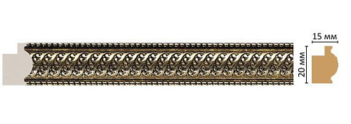 картинка 583-28 багет <20*15> DECOMASTER(63шт) от магазина