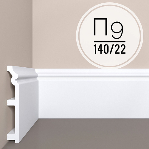 картинка Плинтус XPS POLYMER П 9 140/22  <140*22> от магазина