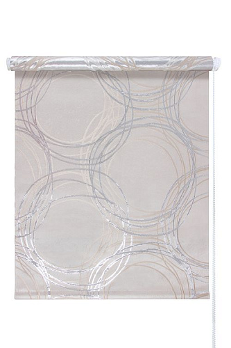 картинка Мини Ролета Галактика 47*175 бежевый от магазина