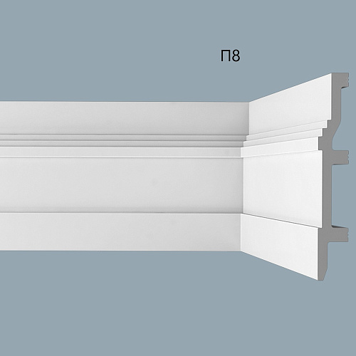 картинка Плинтус XPS POLYMER П 8 150/22 <150*22>(10шт) от магазина