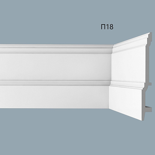 картинка Плинтус XPS POLYMER П 18 200/23 <200*23>(11шт) от магазина
