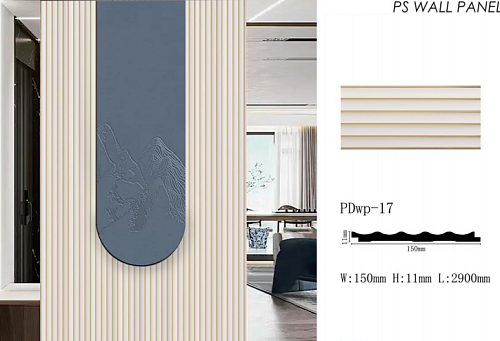 картинка Панель декоративная (молдинг) PDWP-17 <120*11*2900> PENOPOL DECOR от магазина