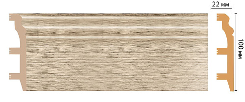 картинка D232-72 плинтус DECOMASTER <100*22> (14шт) от магазина