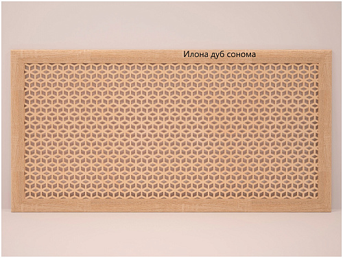 картинка Экран для радиатора Илона дуб сонома 120*60 от магазина