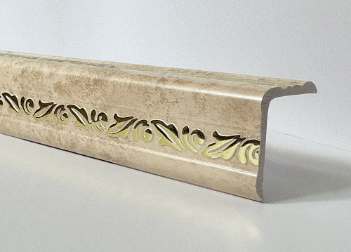 картинка  Уголок ПВХ Д03 №284 золото 30*30*2,7м(30шт) от магазина