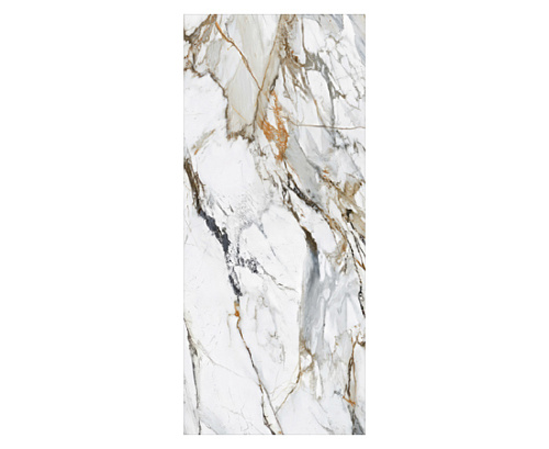 картинка Гибкий мрамор Каррара-112 с двойным лаком 2,5мм 1,2м*2,8м DUROFLEX от магазина