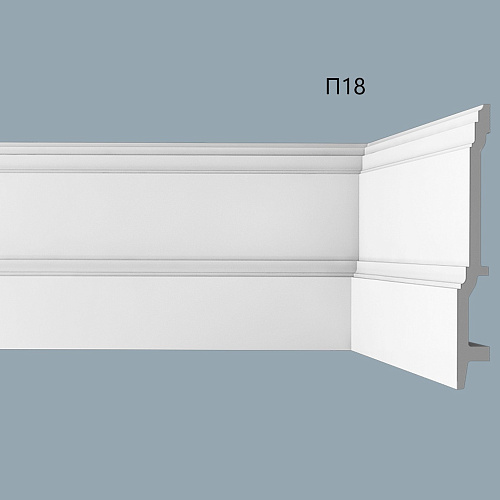 картинка Плинтус XPS POLYMER П 18 200/23 <200*23>(11шт) от магазина