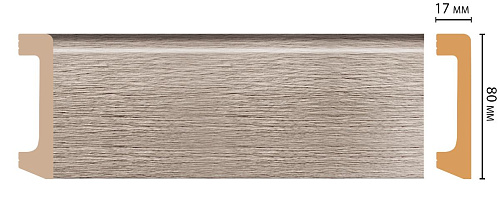 картинка D235-77 плинтус DECOMASTER <80*17>(20шт) от магазина