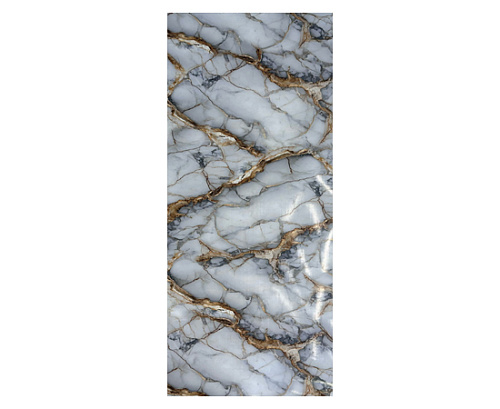 картинка Гибкий мрамор Каррара-135 с двойным лаком 2,5мм 1,2м*2,8м DUROFLEX от магазина