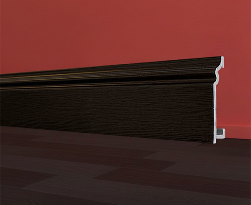 картинка Плинтус Декор С02-1 венге 80мм 2,4м от магазина