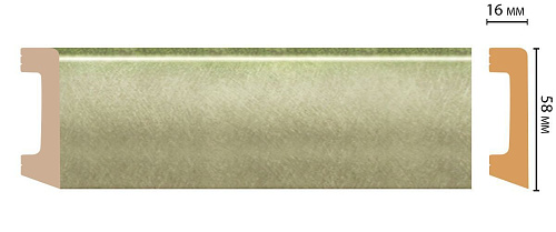 картинка D234-373 Плинтус DECOMASTER <58*16> от магазина