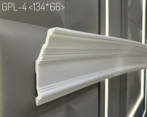 картинка Плинтус потолочный  GPL-4 <134*66> от магазина