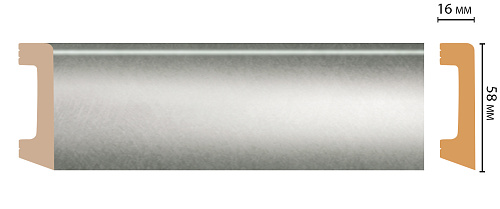 картинка D234-375 плинтус DECOMASTER <58*16> от магазина