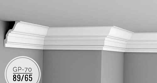 картинка Плинтус потолочный GP-70 <89*65> от магазина