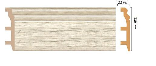 картинка D233-1070 плинтус DECOMASTER <120*23>(8шт) от магазина