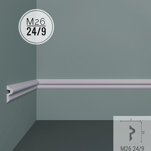 картинка Молдинг XPS POLYMER M 26  24/9 от магазина