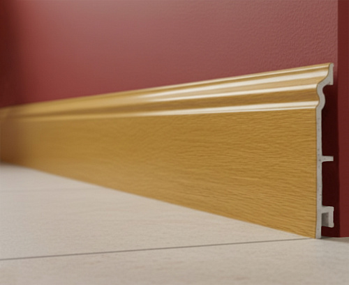 картинка Плинтус Декор С03-1 бук 120мм 2,5 от магазина