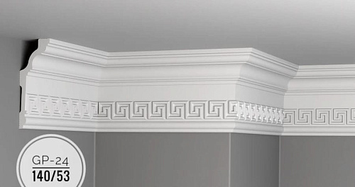картинка Плинтус потолочный GP-24 <140*53> от магазина