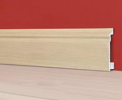 картинка Плинтус Декор С01-1 дуб бежевый 100мм 2,4м(14шт)* от магазина