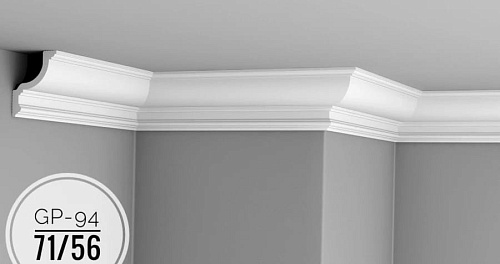 картинка Плинтус потолочный GP-94 <71*56> от магазина