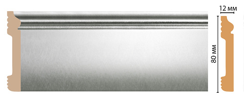 картинка D005-375 плинтус напольн.DECOMASTER <80*12> (26шт) от магазина