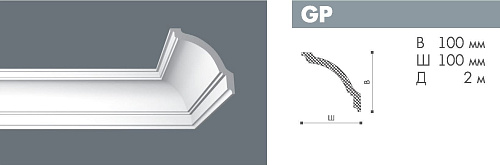 картинка Плинтус GР <100*100>  Номастил(42шт) от магазина