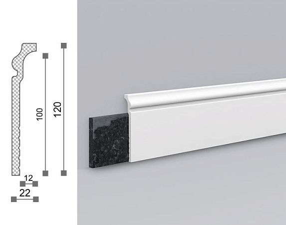 Купить CF3 Профиль Бельгия Wallstyl<120*22>2м(19шт)