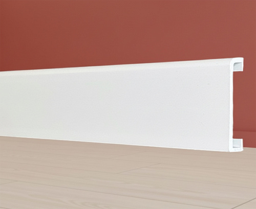картинка Плинтус - Наличник Декор С04-1 Белый глянец 70*17*2400 мм от магазина