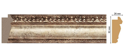 картинка 304-127 багет <61*26> DECOMASTER(24шт) от магазина