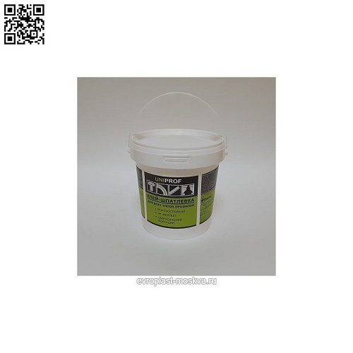картинка Монтажный клей-шпатлевка Uniprof 1л-1,5кг(7шт) от магазина