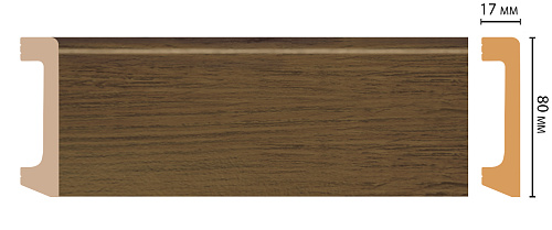 картинка D235-88 плинтус DECOMASTER <80*17> (20шт) от магазина