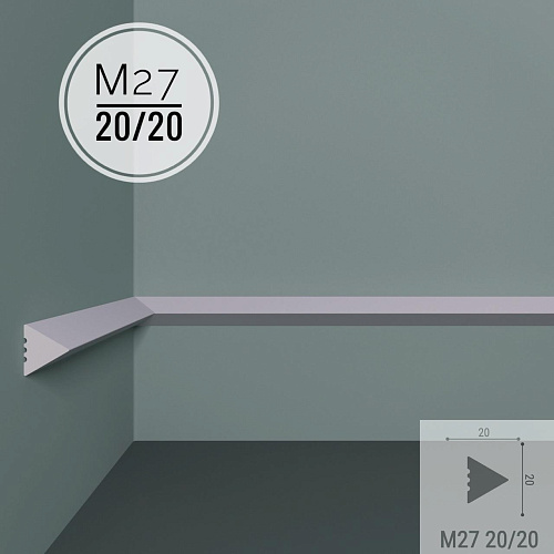 картинка Молдинг XPS POLYMER M 27  20/20 от магазина