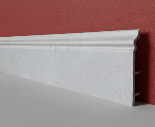 картинка Плинтус Декор С03-1 бетон светлый 120мм 2,5 от магазина