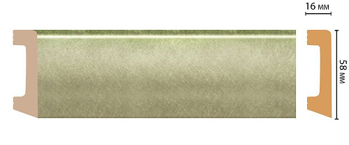 картинка D234-373 Плинтус DECOMASTER <58*16> от магазина