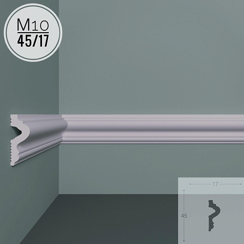 картинка Молдинг XPS POLYMER M 10 45/17 <45*17> от магазина