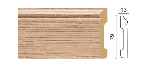 картинка 005-79 плинтус Декор Дизайн <79*13>(24шт) от магазина