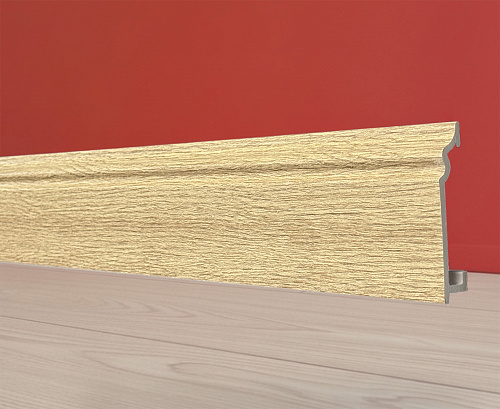 картинка Плинтус Декор С02-1 тисс 80мм 2,4м от магазина