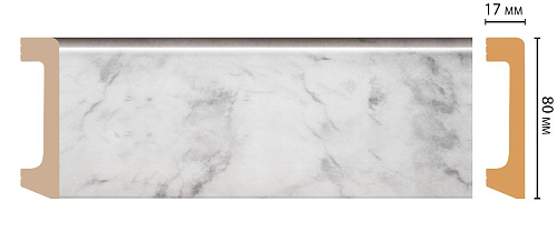 картинка D235-79 плинтус DECOMASTER <80*17>(20шт) от магазина