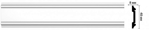 картинка D144 Молдинг DECOMASTER<48*8> от магазина