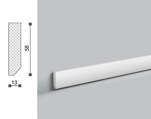 картинка FT2 Профиль Бельгия Wallstyl<58*13>2м(17шт) от магазина
