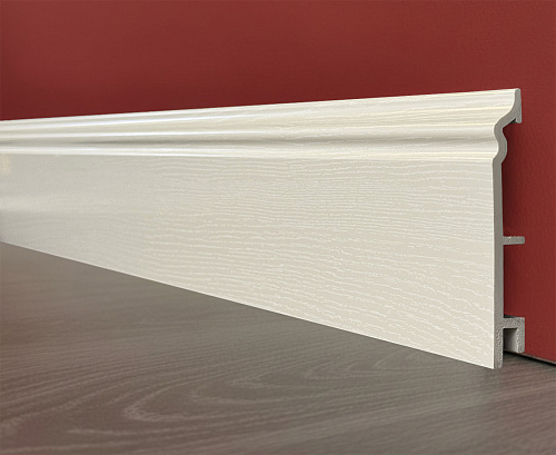 картинка Плинтус Декор С03-1 снежная роза 120мм 2,5 от магазина